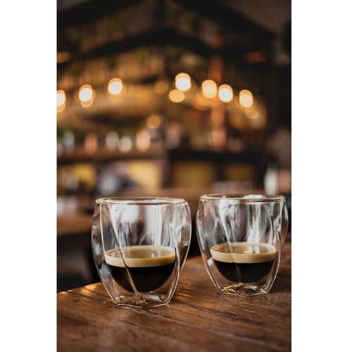 Vialli Design &amp;Scaron;alice u setu 2 kom za cappuccino/s dvostrukom stijenkom 250 ml Cristallo &amp;ndash; Slike