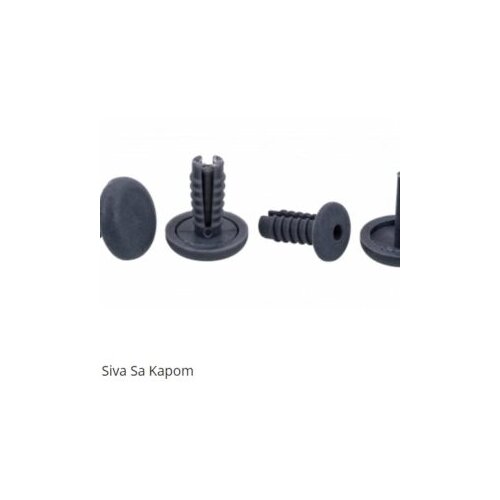  KOPČA TAPACIRUNGA UNIVERZALNA SA KAPOM FI10mm SIVA Cene