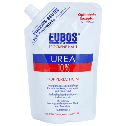 Eubos Dry Skin Urea 10% hidratantno mlijeko za tijelo protiv podražaja na svrbež i suhu kožu zamjensko punjenje 400 ml