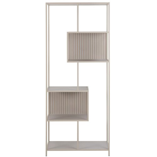 Actona Siva biblioteka 77x185x35 cm Seaford &amp;ndash; Slike