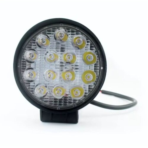  Radni LED far, Okrugli, 12/24 V, 42 W, 110 &amp;times; 110 &amp;times; 30 mm Slike