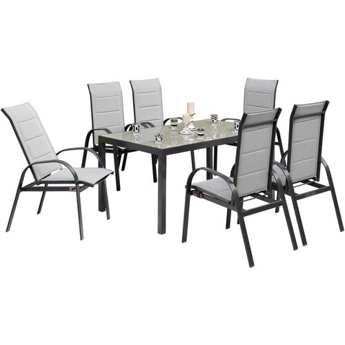 Gardenson vrtni set aluminij barve grafita, siva barve grafita, siva Cene