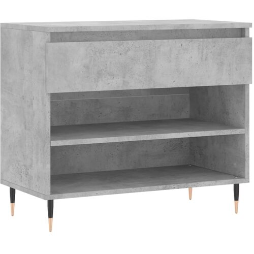 VidaXL Omarica za čevlje betonsko siva 70x36x60 cm inženirski les, (21025335) Slike