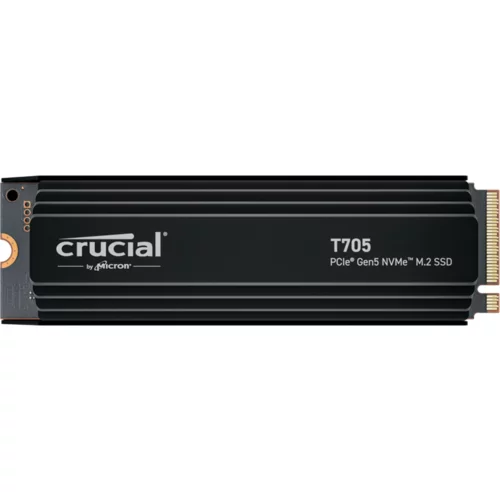 Crucial T705 2TB PCIe Gen5 NVMe M.2 SSD disk s hladilnikom - CT2000T705SSD5