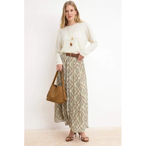 Trendyol Modest Ženska suknja Tctss26Ee00013, &amp;Scaron;arena Slike
