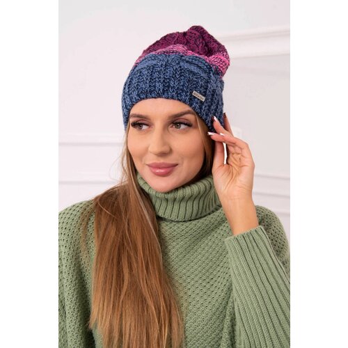 Kesi marka niezdefiniowana Cap with fleece Dolores K303 jeans+pink+dark purple Cijene