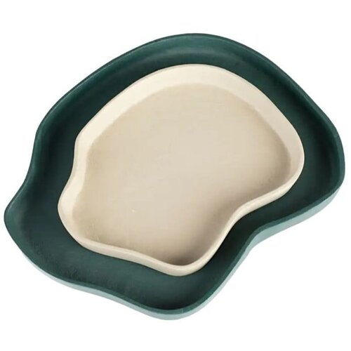 Zuiver Kovinski dekorativni pladnji v kompletu 2 ks 35x23 cm Revolt – Cene