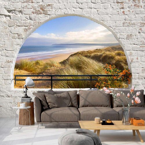  Samoljepljiva foto tapeta - Hidden Beach 245x175 Slike