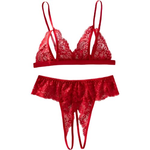 Sensation Luxe Erotic lingerie red S Cene