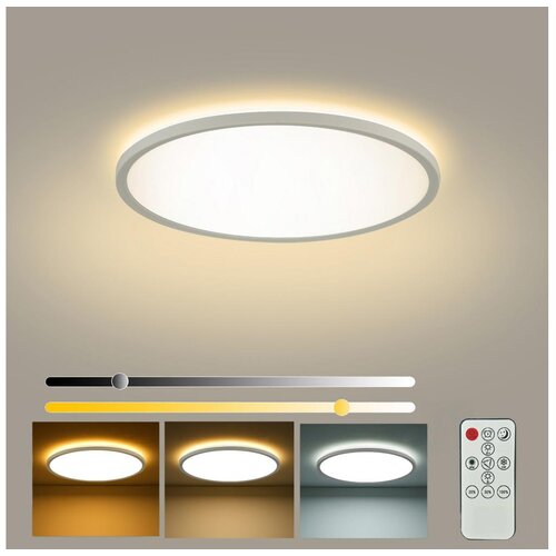  Brilagi - LED prigušiva svetiljka ULTRA SLIM LED/18W/230V prečnik 30 cm bela + daljinski upravljač Cene