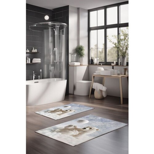  CT-5137 multicolor bathmat set (2 pieces) Cene
