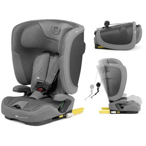 Kinderkraft autosedi&amp;scaron;te Fix2Go i-size 76-150Cm grey KCFI2GO0GRY0000 Slike