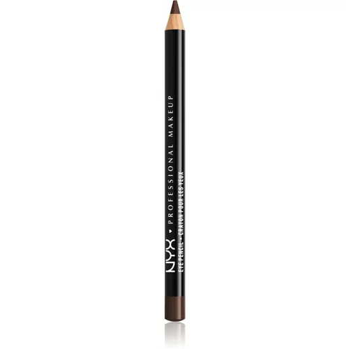 NYX Professional Makeup Eye and Eyebrow Pencil natančni svinčnik za oči odtenek 931 Black Brown 1.2 g