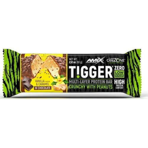  AMIX TiggerZero Protein Bar 60g Vanila &amp;amp; Karamela Cene
