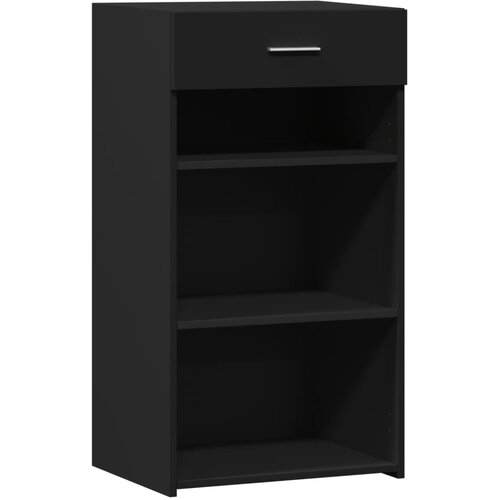 Maison Chic Komoda - Predalnik črna 50x42,5x93 cm inženirski les, (21716054) Slike