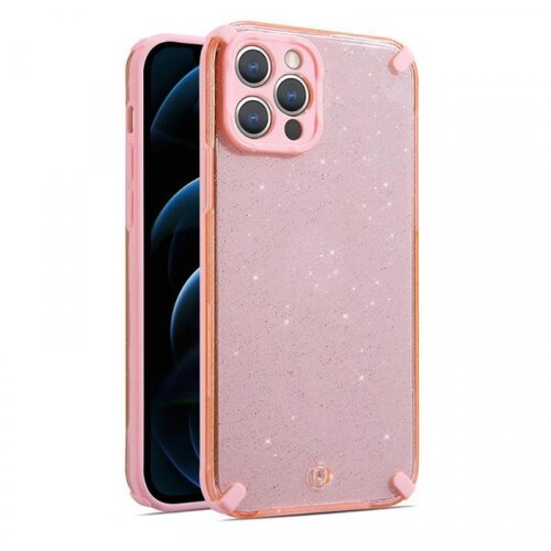 Armor Glitter z ble&amp;scaron;čicami za Samsung Galaxy A12 A125 - roza Slike