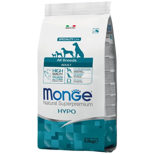 Monge (hypo) - hrana za odrasle pse svih rasa sa lososom i tunjevinom (2,5kg i 12kg) 2,5kg Cene