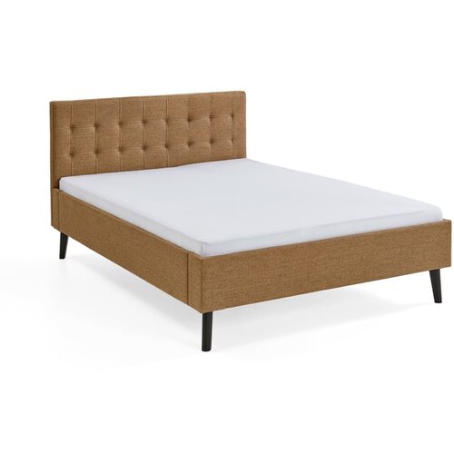 Meise M&amp;ouml;bel Rjava oblazinjena zakonska postelja 140x200 cm Empire &amp;ndash; Slike