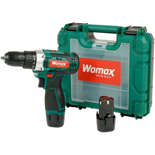Womax GP-AS 12-2 LI Akumulatorska bušilica, 12V, 2Ah, Plastični kofer Cene