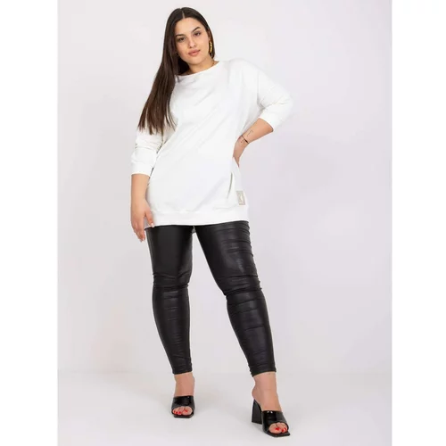 Fashion Hunters Ecru blouse plus size for what day Odile