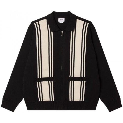 Obey &Scaron;portne jope in jakne matt zip up sweater Črna Cene