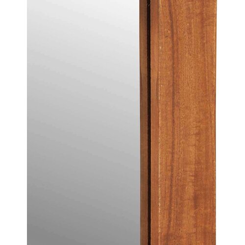  Zidno ogledalo s ladicama 60x33x90 cm puno drvo bagrem Slike