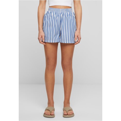 Urban Classics Women's striped shorts white/blue Slike