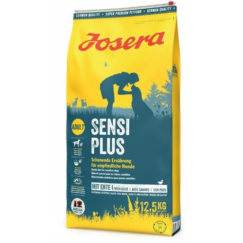 Josera sensi Plus Suva hrana za odrasle osetljive pse, Ukus pačetine i pirinča, 12.5kg Cene