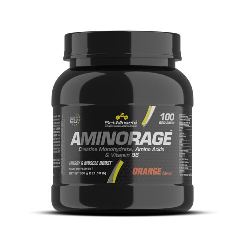 SCI-MUSCLE Aminorage, 500 g - Orange, (20500388) Cene