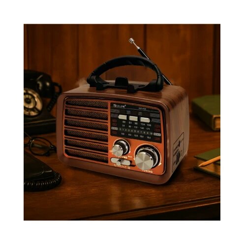 Yiwu Moon Star prenosni retro radio prijemnik 19404-6227OR Slike