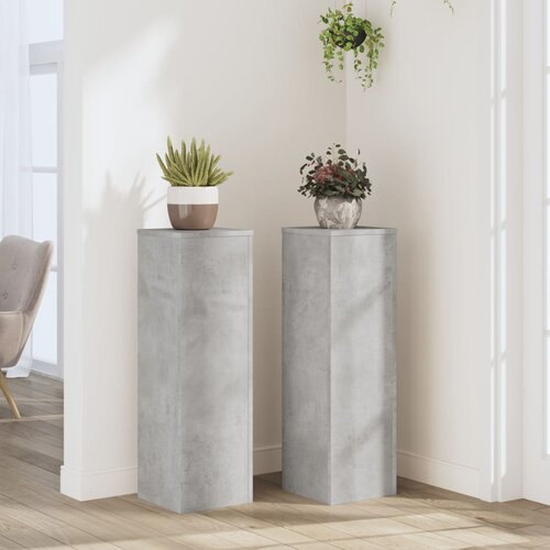 vidaXL Stalci za biljke 2 kom 25x25x80 cm konstruirano drvo Cijene