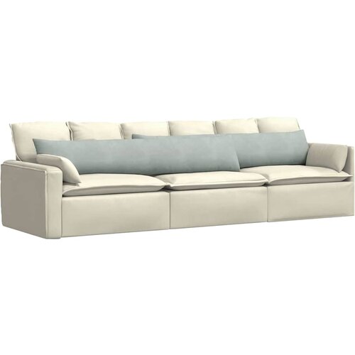  Jastučići za sofu 2 pcs Svijetlo siva 200 x 40 cm Slike