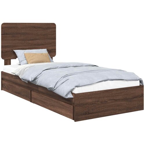  s od storage Smeđi hrast 75 x 190 cm Konstruirano drvo Slike
