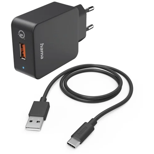 Punjač set, USB-C, 19,5W, 1,5m crni