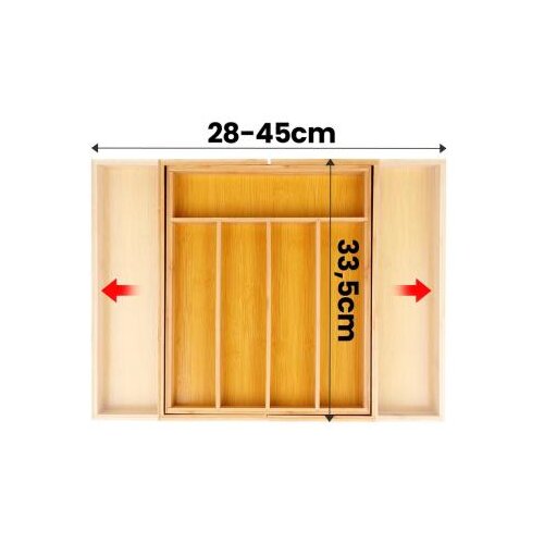 Vilde 229196 - podesivi organizator za escajg 28-45x33.5 cm Slike