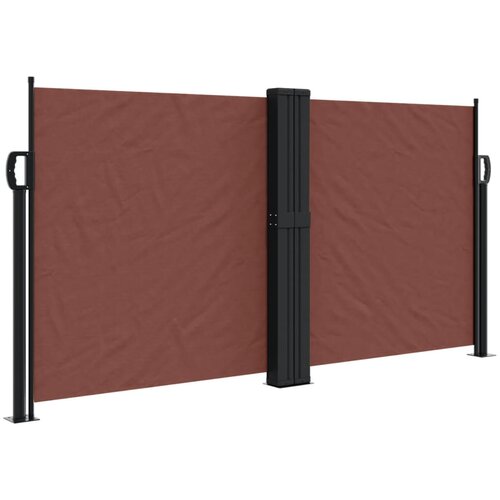 vidaXL Uvlačiva bočna tenda 120 x 1000 cm smeđa Cene
