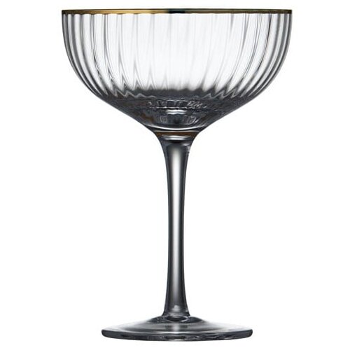 Lyngby Glas Komplet 4 kozarcev za koktajle z zlatim robom Palermo, 315 ml Cene
