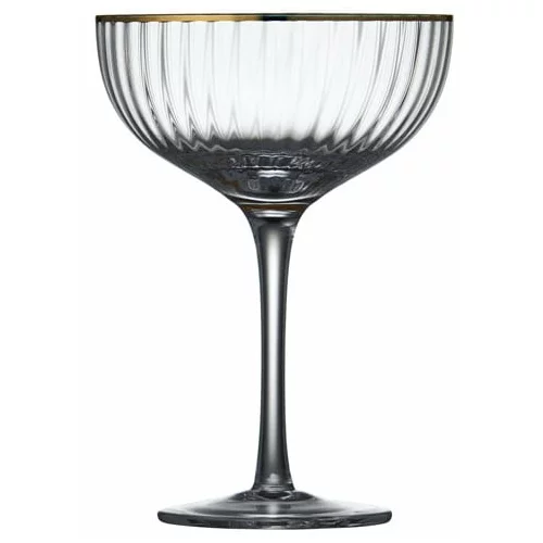 Lyngby Glas set od 4 koktel čaše sa zlatnim rubom Palermo, 315 ml