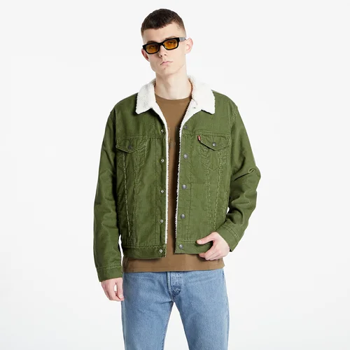 Levi's Type III Sherpa Trucker Jacket Green