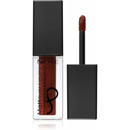 Note Cosmetique Mattever Lip-ink tekoča šminka z mat učinkom 15 Urban Red 4,5 ml