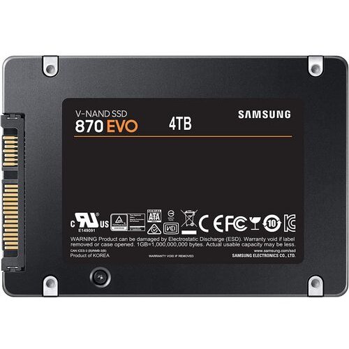 Samsung 870 EVO 4TB SATA3 2.5inch SSD MZ-77E4T0B/EU Slike