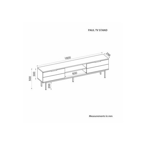 Hanah home tv polica paul anthracite Slike
