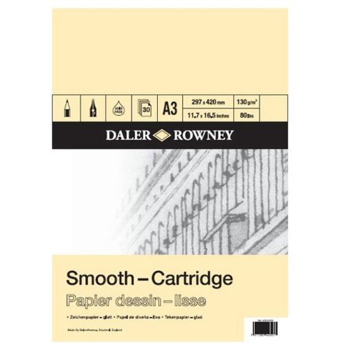 Daler Rowny Skicirka Cartridge A3 130g 30 listna, (20633923) Slike