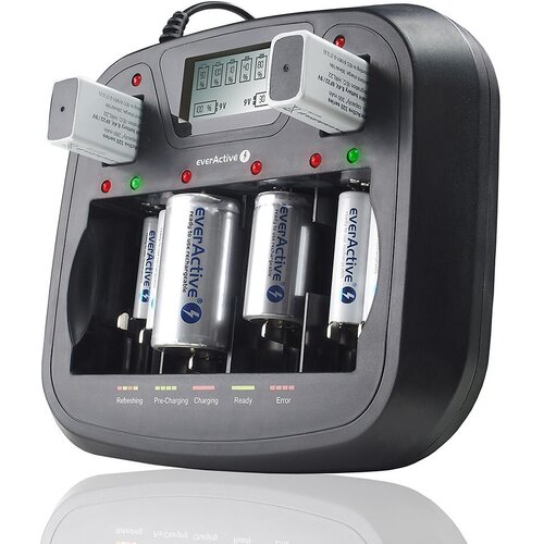 EverActive Punjac za ni-mh E.A. NC-900U, 8-kanal (6+2x9V) AC-NC-900U Slike