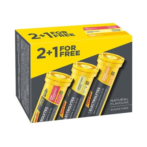 PowerBar 5 elektrolitov multi okusi Value Pack 2 + 1 brezplačno Cene