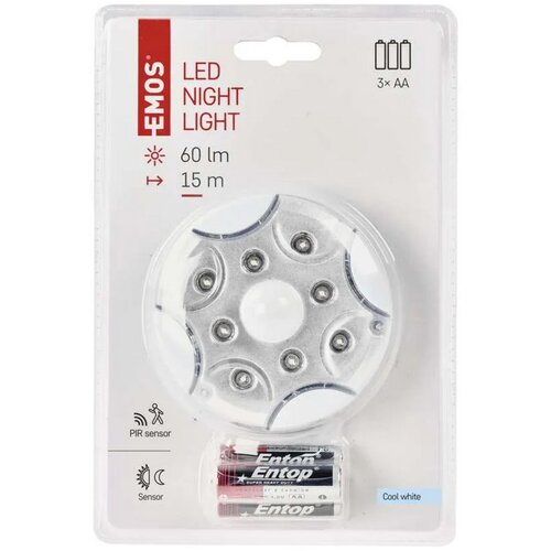 Emos noćno svetlo 8 led sa fotosenzorom 3xaa p3310k ( 3321 ) Cene