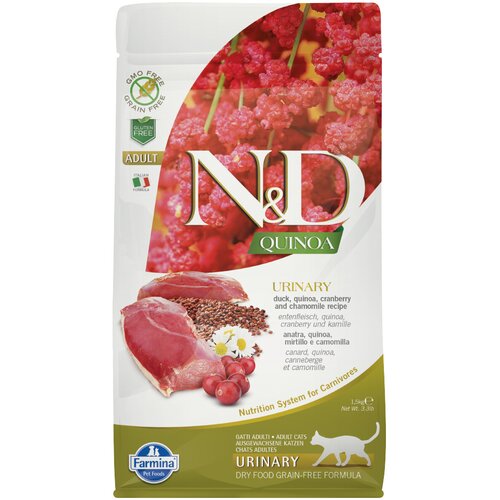 Farmina N&D Urinary Adult patka, kvinoja, brusnica i kamilica - 3 x 1,5 kg Cijene