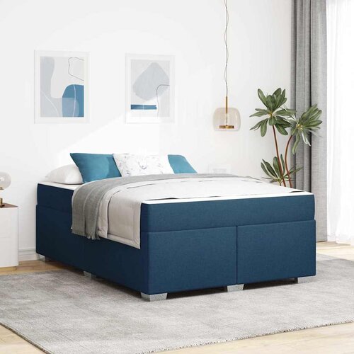 vidaXL Konstrukcija postelje Drugo Modra 140 x 200 cm blago Cene