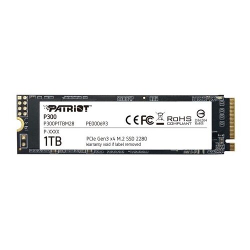 Patriot P300 1TB M.2 NVMe SSD PCIe Gen 3 x4 Cijene