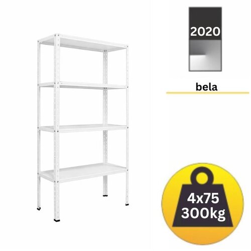 SmartStorage Polica metal-metal 150x75x30cm 4x75kg Slike